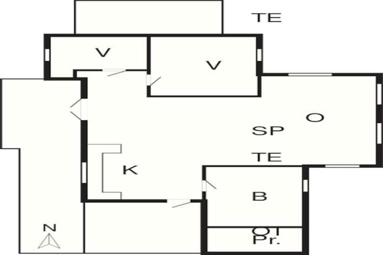 4 Person Holiday Home In R M Rømø Kirkeby Esterno foto